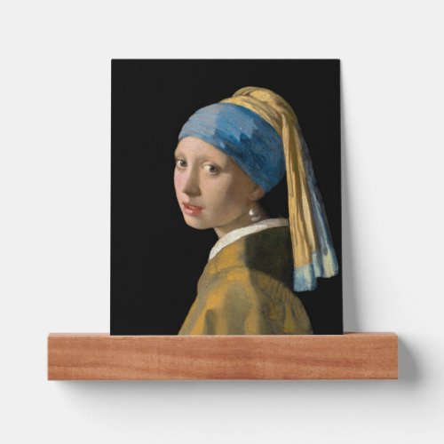 Johannes Vermeer _ Girl with a Pearl Earring Picture Ledge