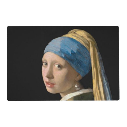 Johannes Vermeer _ Girl with a Pearl Earring Placemat