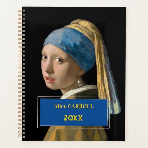 Johannes Vermeer _ Girl with a Pearl Earring Planner