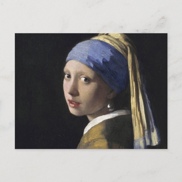 Johannes Vermeer Girl With A Pearl Earring Postcard Zazzle   Johannes Vermeer Girl With A Pearl Earring Postcard Raa6dfb5bda96403cb81531181a3dcd03 Ucbjp 630 