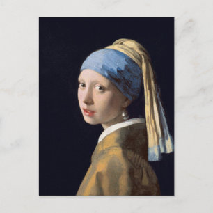 Johannes Vermeer - Girl with a Pearl Earring Postcard