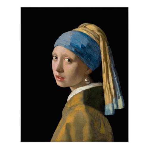 Johannes Vermeer _ Girl with a Pearl Earring Poster