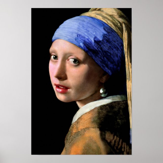 Johannes Vermeer Girl with a Pearl Earring Poster (Front)