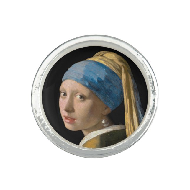 Johannes Vermeer - Girl with a Pearl Earring Ring (Front)
