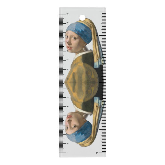 Johannes Vermeer - Girl with a Pearl Earring Ruler (Vertical)