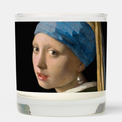 Johannes Vermeer _ Girl with a Pearl Earring Scented Candle