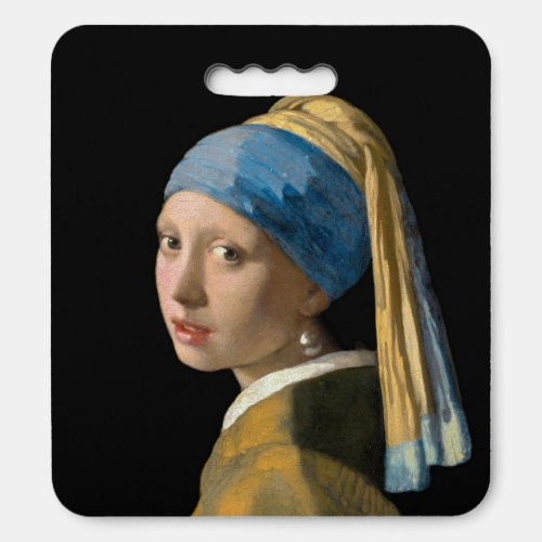 Johannes Vermeer _ Girl with a Pearl Earring Seat Cushion