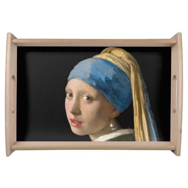 Johannes Vermeer - Girl with a Pearl Earring Serving Tray (Front)