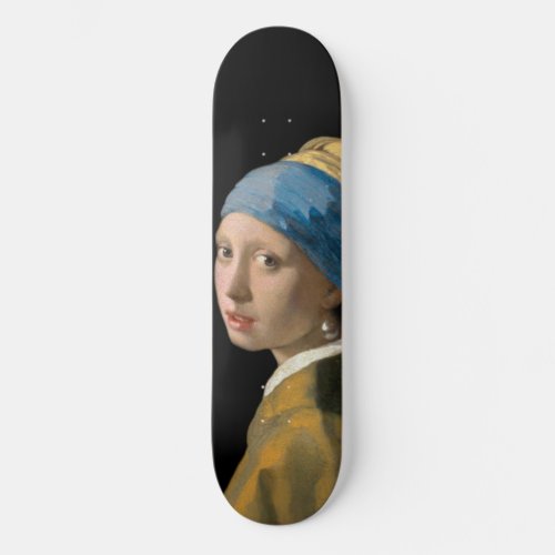 Johannes Vermeer _ Girl with a Pearl Earring Skateboard