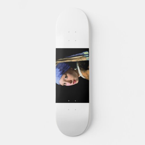 Johannes Vermeer Girl with a Pearl Earring Skateboard