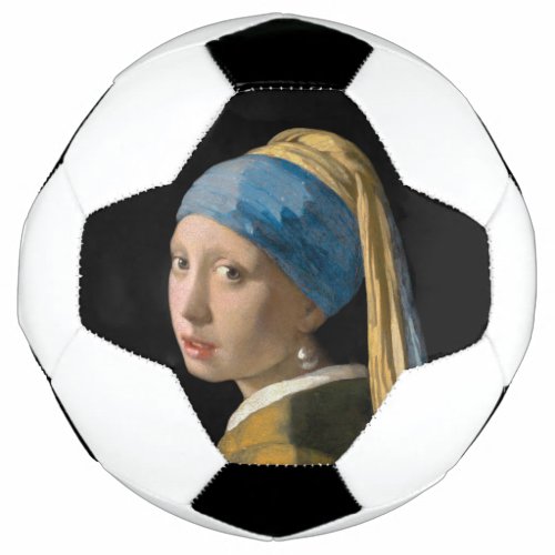 Johannes Vermeer _ Girl with a Pearl Earring Soccer Ball