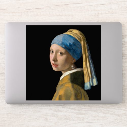 Johannes Vermeer _ Girl with a Pearl Earring Sticker