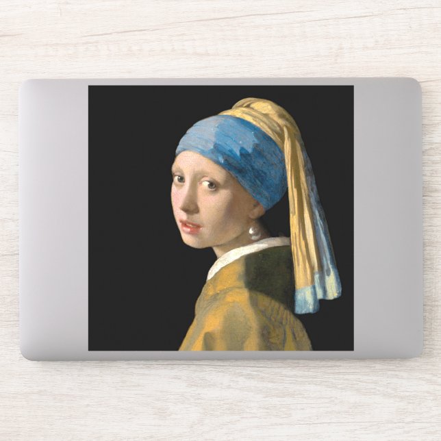 Johannes Vermeer - Girl with a Pearl Earring Sticker (Computer)