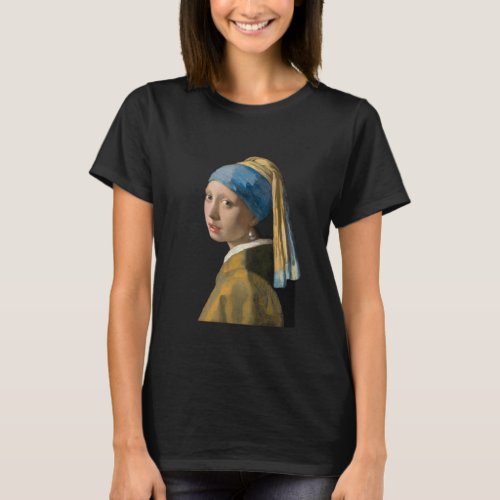 Johannes Vermeer _ Girl with a Pearl Earring T_Shirt