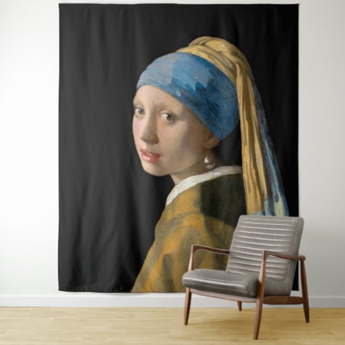 Johannes Vermeer _ Girl with a Pearl Earring Tapestry