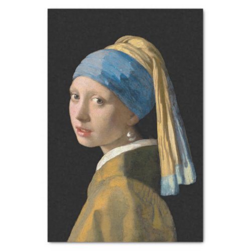 Johannes Vermeer _ Girl with a Pearl Earring Tissue Paper