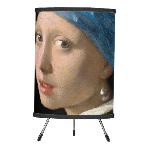 Johannes Vermeer _ Girl with a Pearl Earring Tripod Lamp