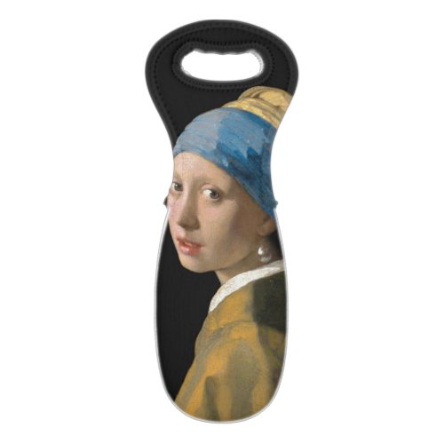 Johannes Vermeer _ Girl with a Pearl Earring Wine Bag