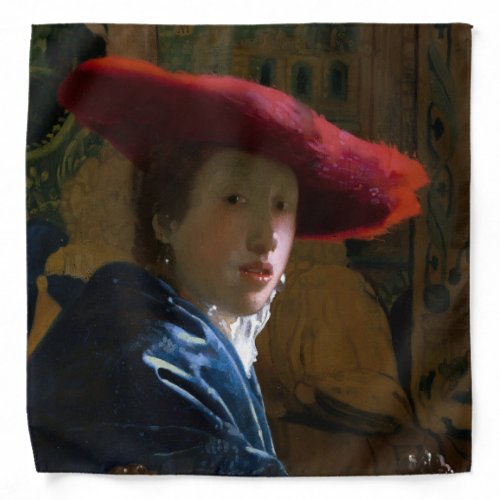 Johannes Vermeer _ Girl with a Red Hat Bandana