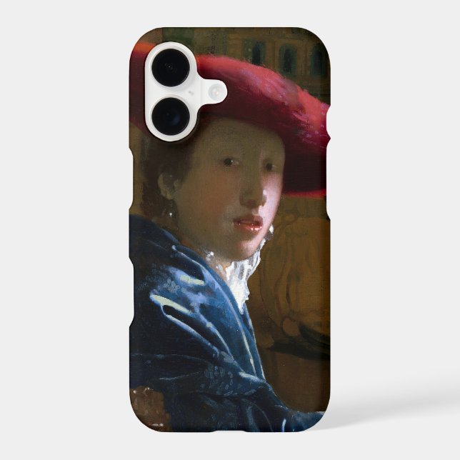 Johannes Vermeer - Girl with a Red Hat Case-Mate iPhone Case (Back)