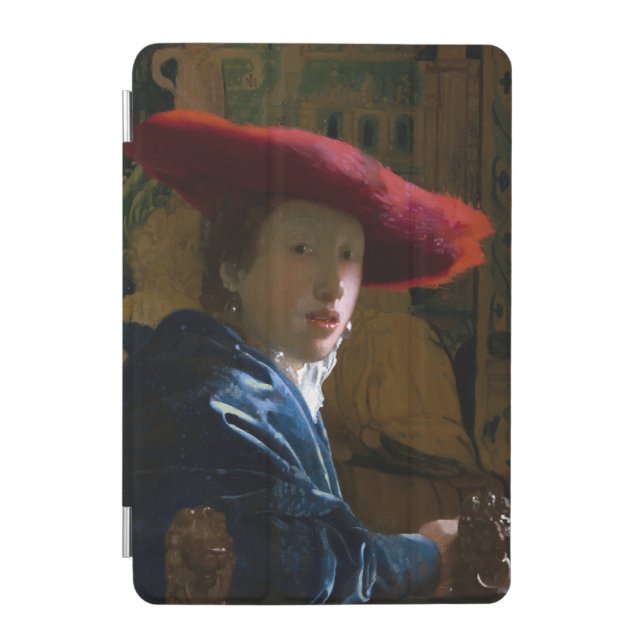 Johannes Vermeer - Girl with a Red Hat iPad Mini Cover (Front)