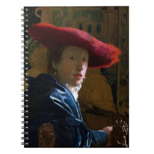 Johannes Vermeer _ Girl with a Red Hat Notebook