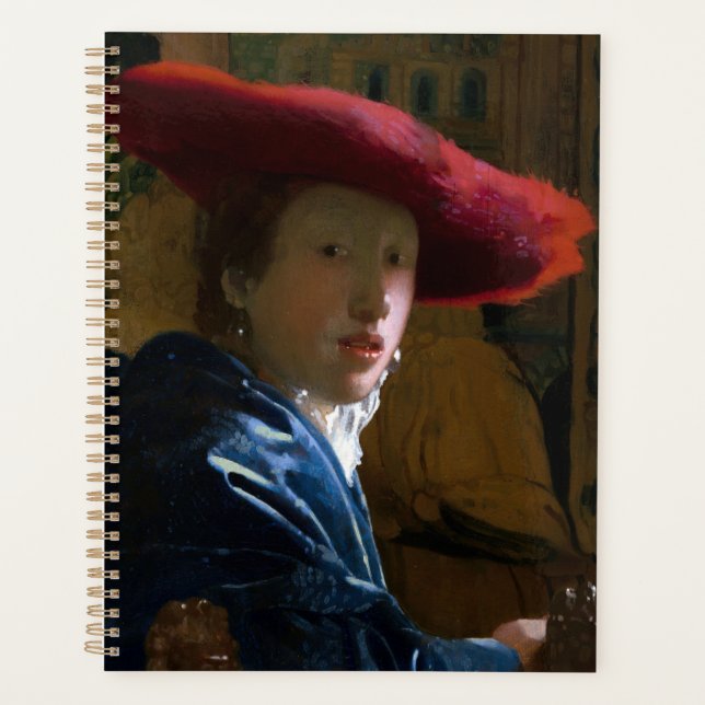 Johannes Vermeer - Girl with a Red Hat Planner (Front)