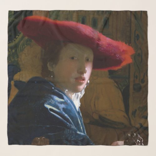 Johannes Vermeer _ Girl with a Red Hat Scarf