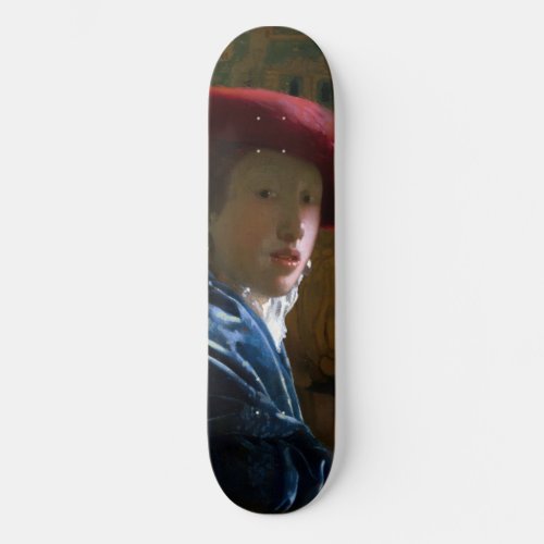 Johannes Vermeer _ Girl with a Red Hat Skateboard