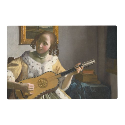 Johannes Vermeer _ Guitar Player Placemat