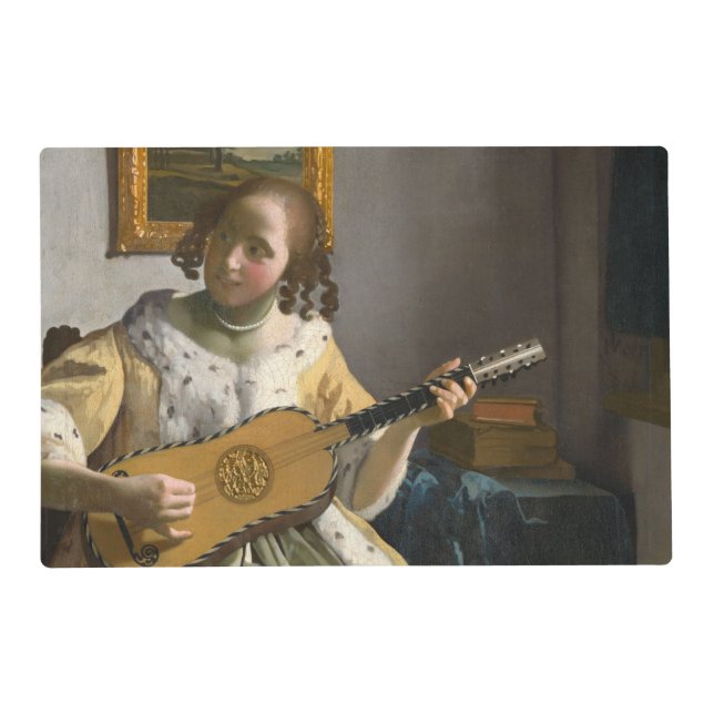 Johannes Vermeer - Guitar Player Placemat (Front)