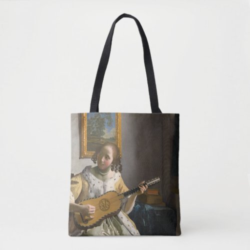 Johannes Vermeer _ Guitar Player Tote Bag