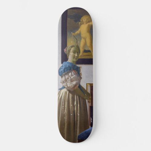 Johannes Vermeer _ Lady Standing at a Virginal Skateboard