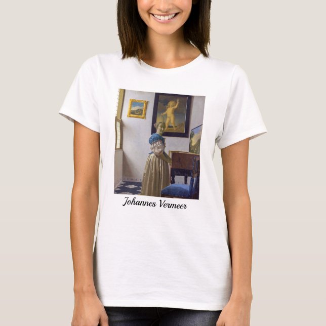 Johannes Vermeer - Lady Standing at a Virginal T-Shirt (Front)