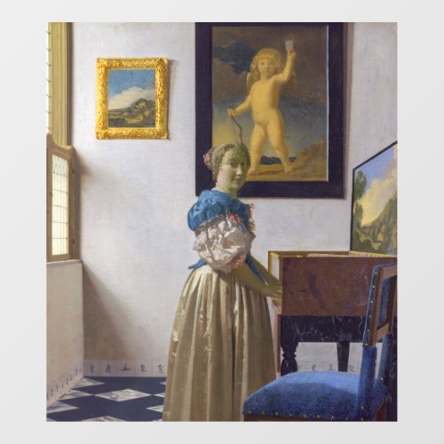 Johannes Vermeer _ Lady Standing at a Virginal Window Cling