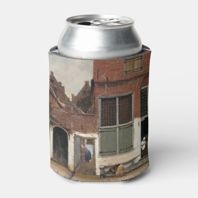 Johannes Vermeer - Little Street Can Cooler (Can Front)