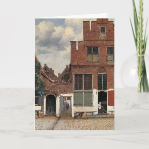 Johannes Vermeer _ Little Street Card