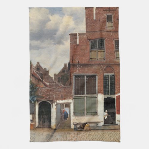 Johannes Vermeer _ Little Street Kitchen Towel