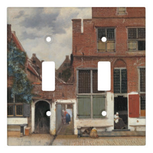 Johannes Vermeer - Little Street Light Switch Cover