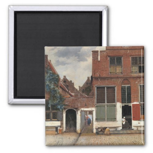 Johannes Vermeer _ Little Street Magnet