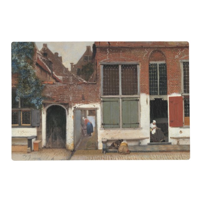 Johannes Vermeer - Little Street Placemat (Front)