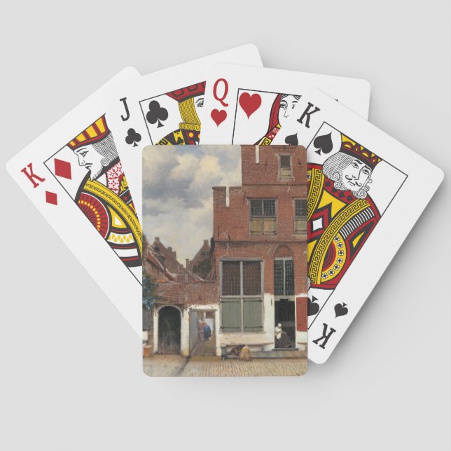 Johannes Vermeer - Little Street Poker Cards (Back)