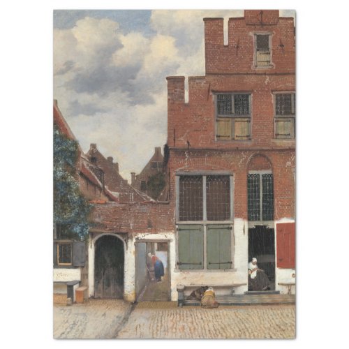 Johannes Vermeer _ Little Street Tissue Paper