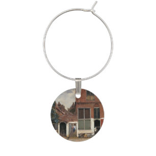 Johannes Vermeer - Little Street Wine Charm