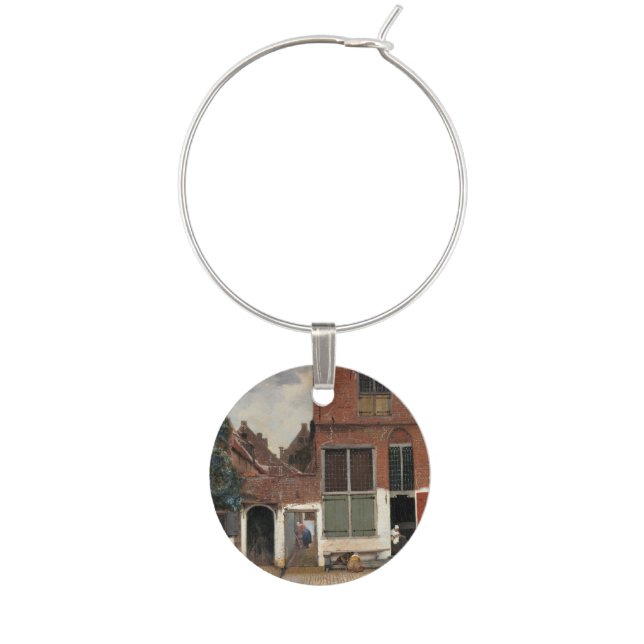 Johannes Vermeer - Little Street Wine Charm (Front)