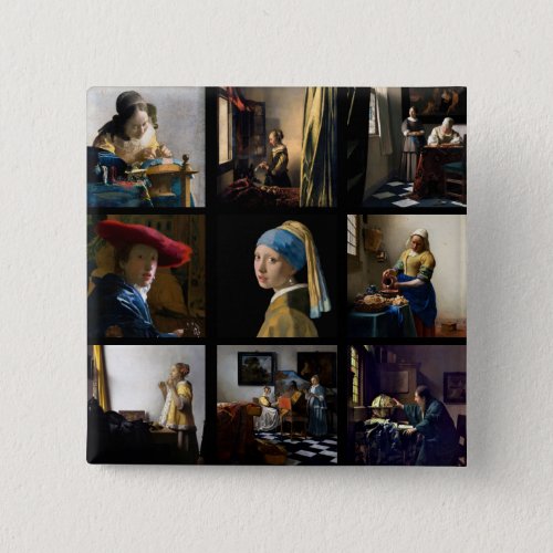 Johannes Vermeer _ Masterpieces Grid Button