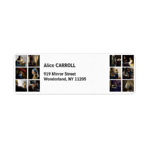Johannes Vermeer - Masterpieces Grid Label