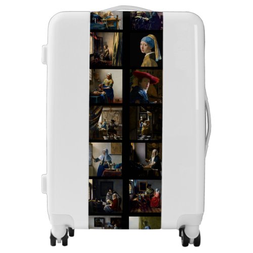 Johannes Vermeer _ Masterpieces Grid Luggage