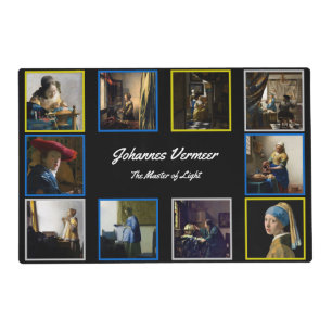 Johannes Vermeer - Masterpieces Grid Placemat