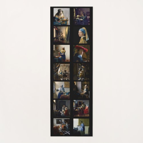 Johannes Vermeer _ Masterpieces Grid Yoga Mat